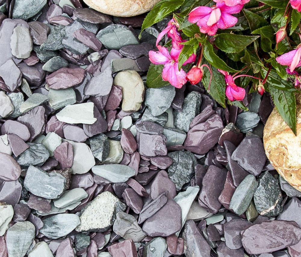 Snowdonia Tumbled Slate for landscaping and gardening uses