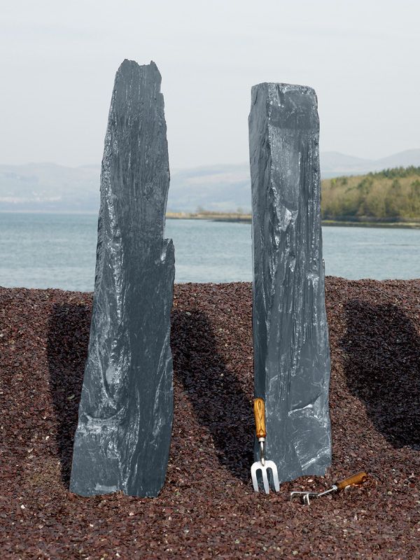 1200mm Slate Monolith for landscaping and garden uses