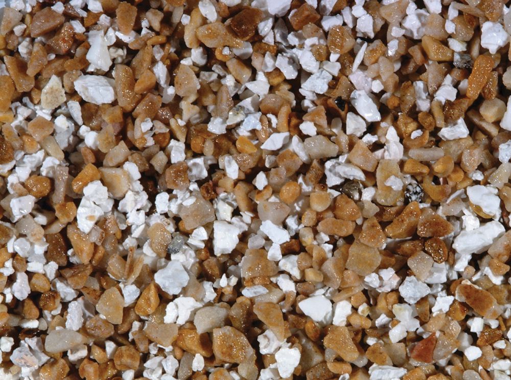 Harvest is a 3-8mm aggregate blend of white and golden yellow stones for pebbledash render and flooring systems