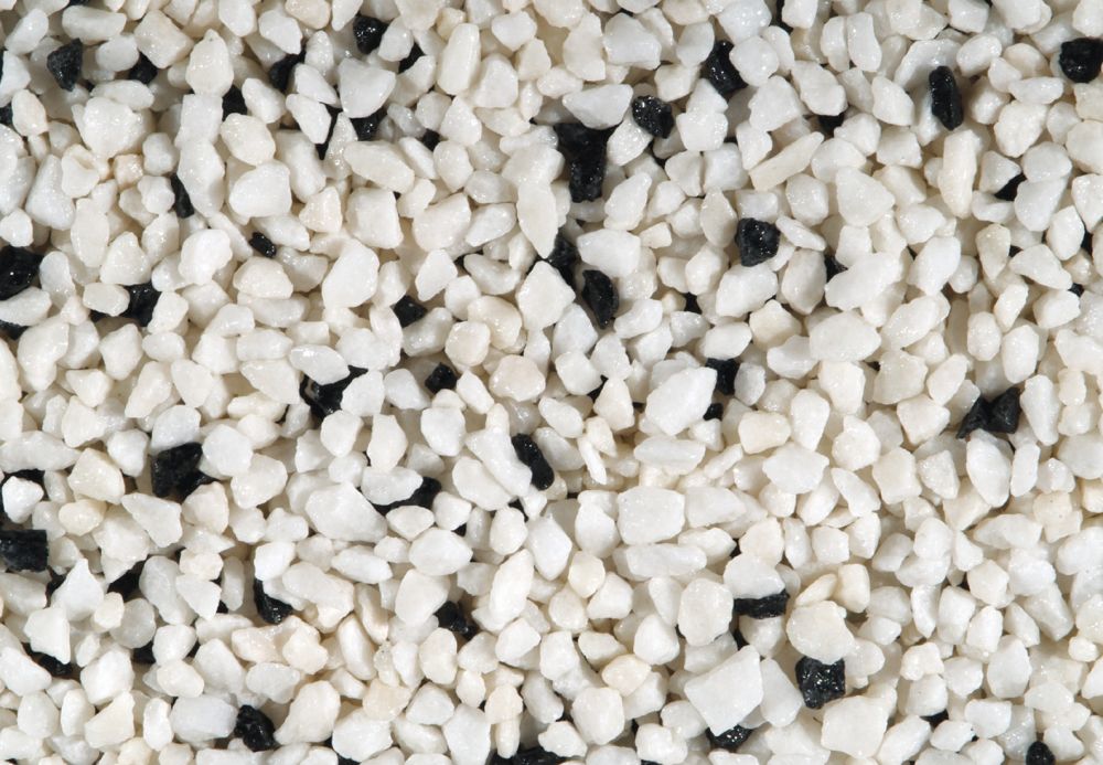 Polar Black and White Spar aggregate mix for pebbledash and flooring systems