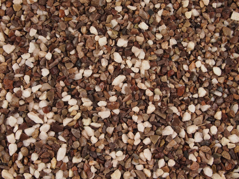 Rosa Champagne a blend of brown and lilac aggregates for pebbledash render and internal flooring systems